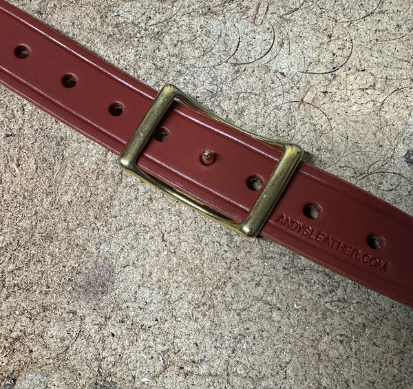 1.25" wide Chestnut Rhodesian™ Slings with swivels